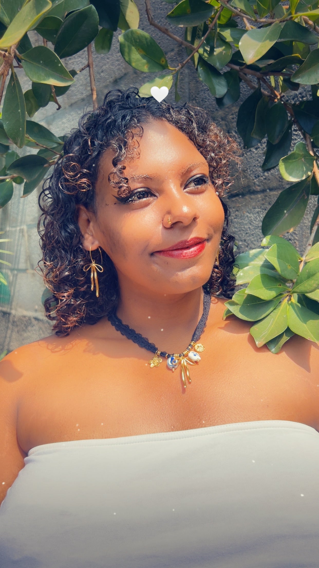 Collier en dentelle en acier inoxydable