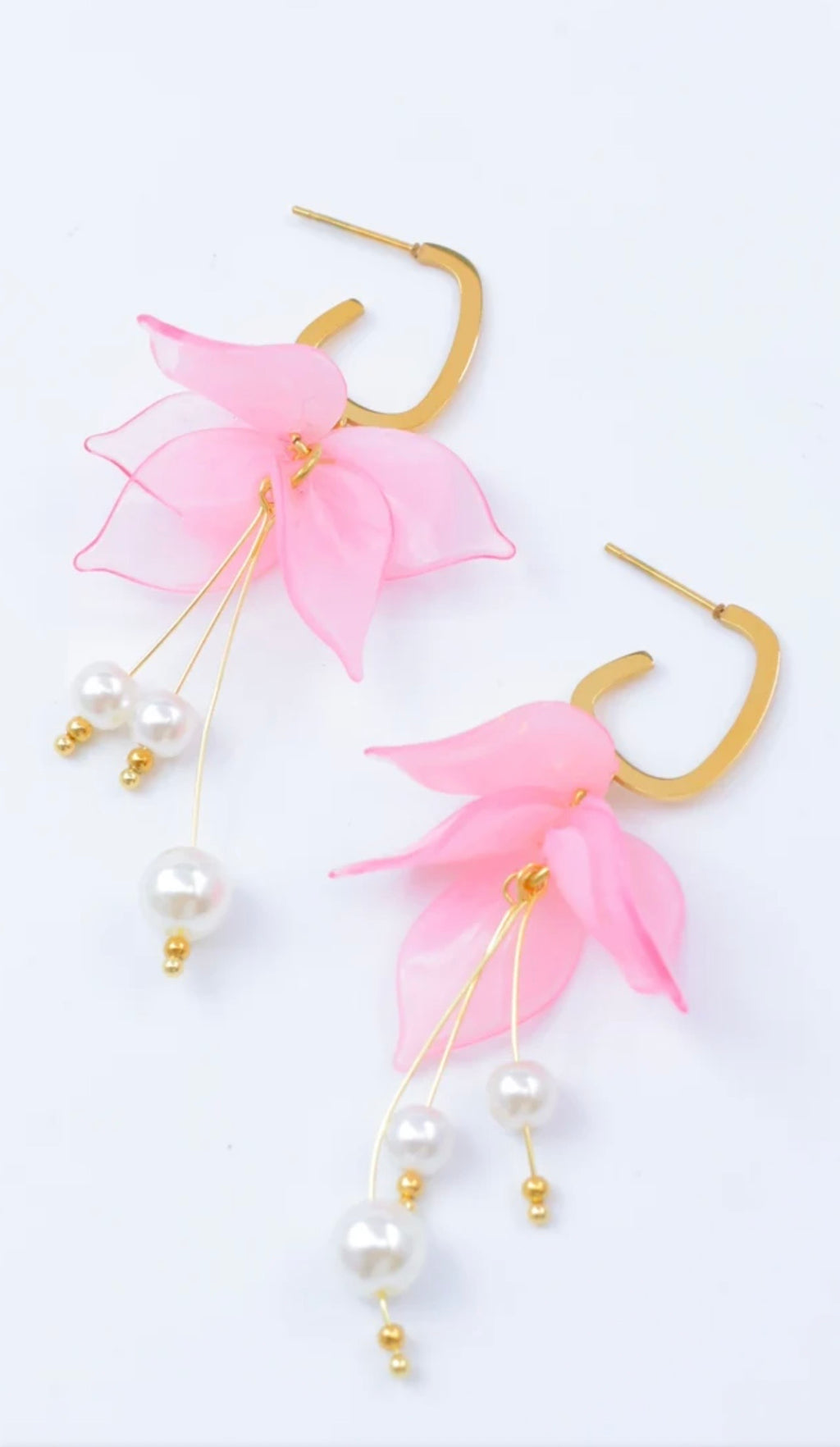 Boucle d’oreille motif fleur 🌸
